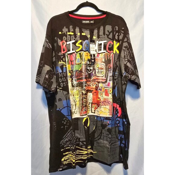 Contender Mens T-Shirt Bisquick Black Tee Size 3XL - Picture 1 of 4
